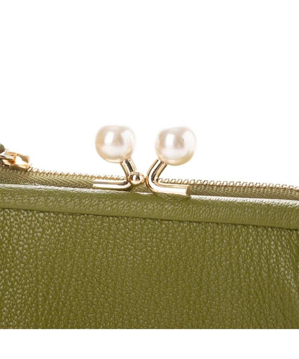 UNBILLION ペルケ perche / アクリル玉がま口2つ折り財布 