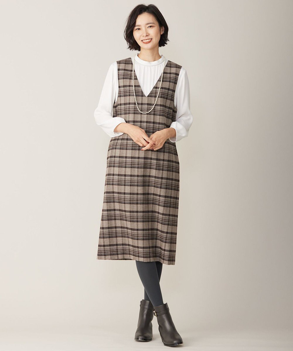 J.PRESS LADIES バックサテンジョーゼット カットソー 