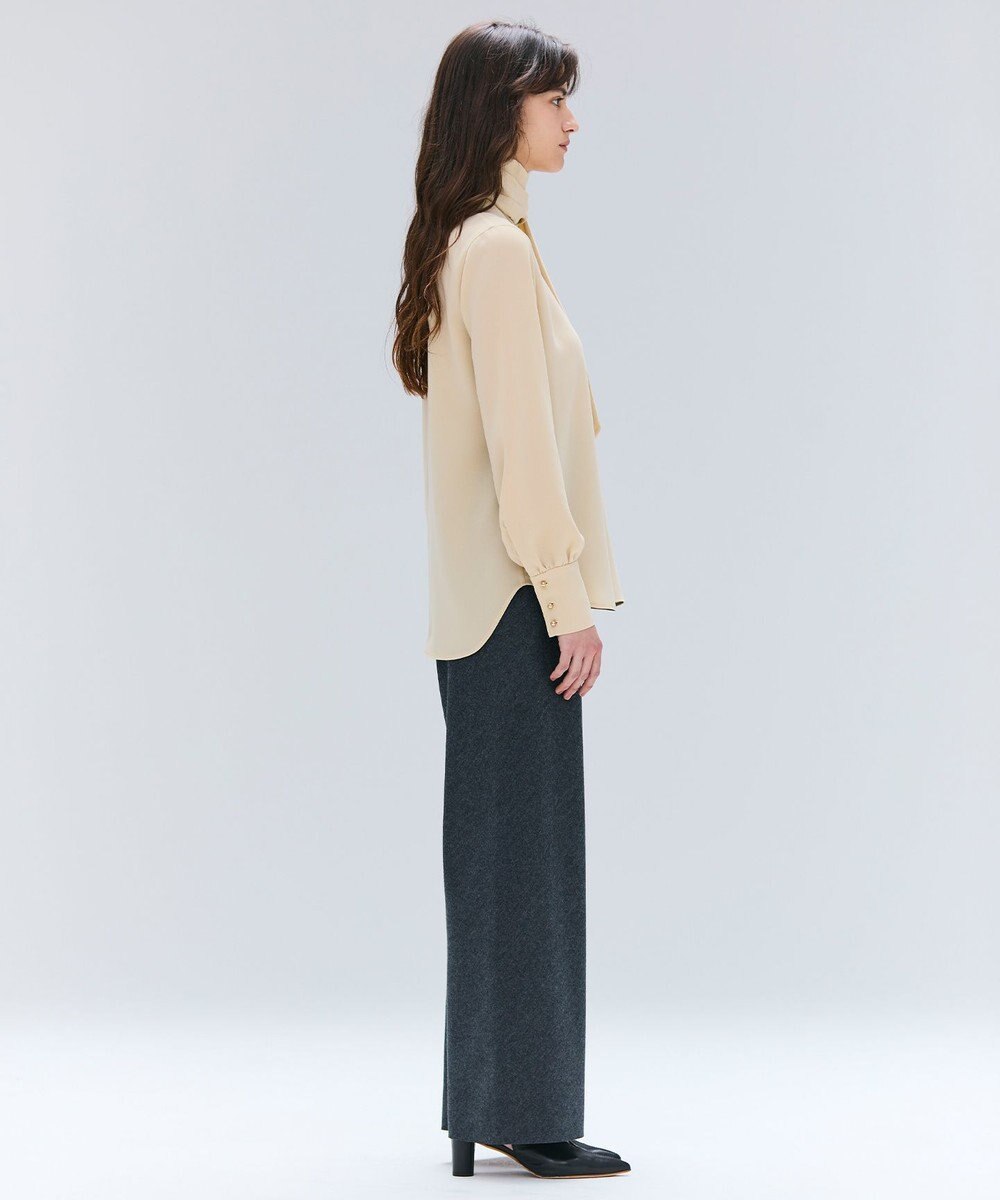 BEIGE， MONTAIGNE / イージーウエストウールワイドパンツ 