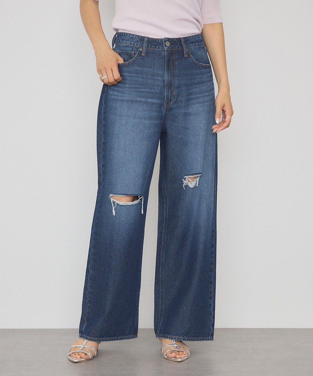 AMERICAN HOLIC ダメージワイドデニム 