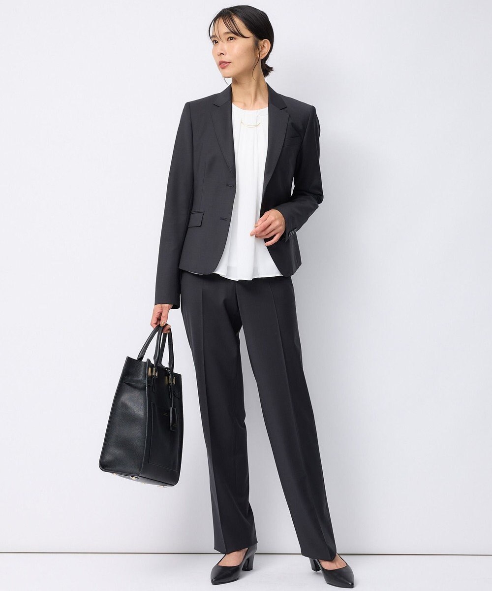 23区 L 【セットアップ対応/新色追加】ラフィーネウール フルレングスパンツ 