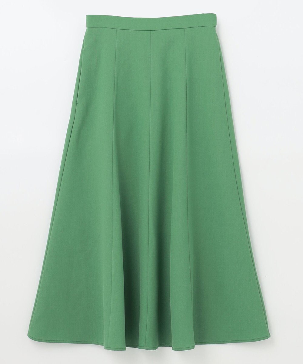 ANY リネンライクオックス フレアスカート 