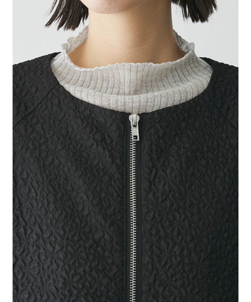 Green Parks AnriettMusee フロントジップジャガードブルゾン 