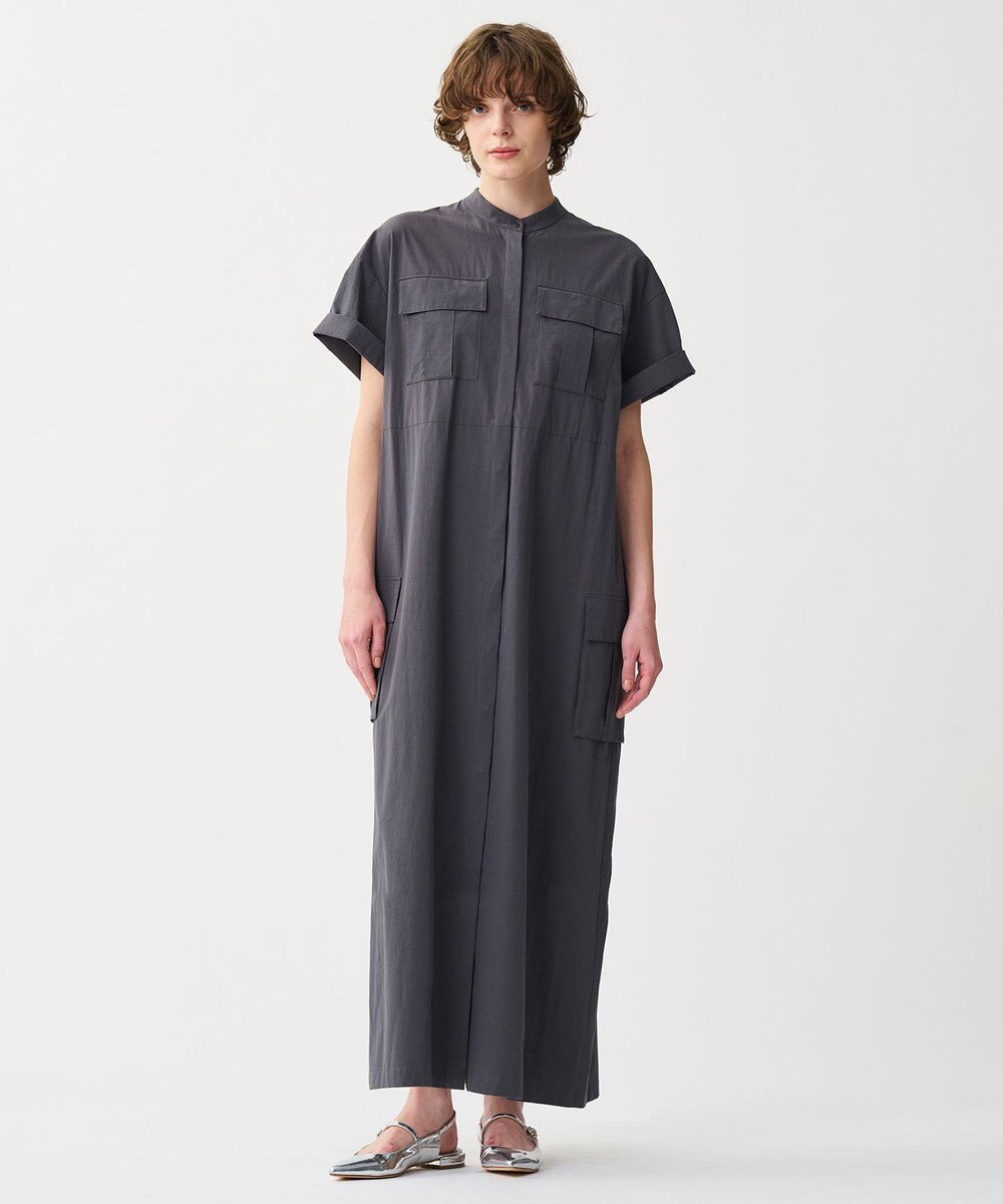 uncrave カラータイプライター シャツワンピース 