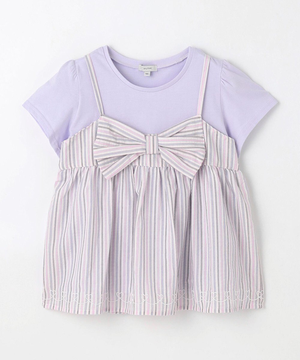 ANY KIDS キャミソール ドッキングTシャツ 