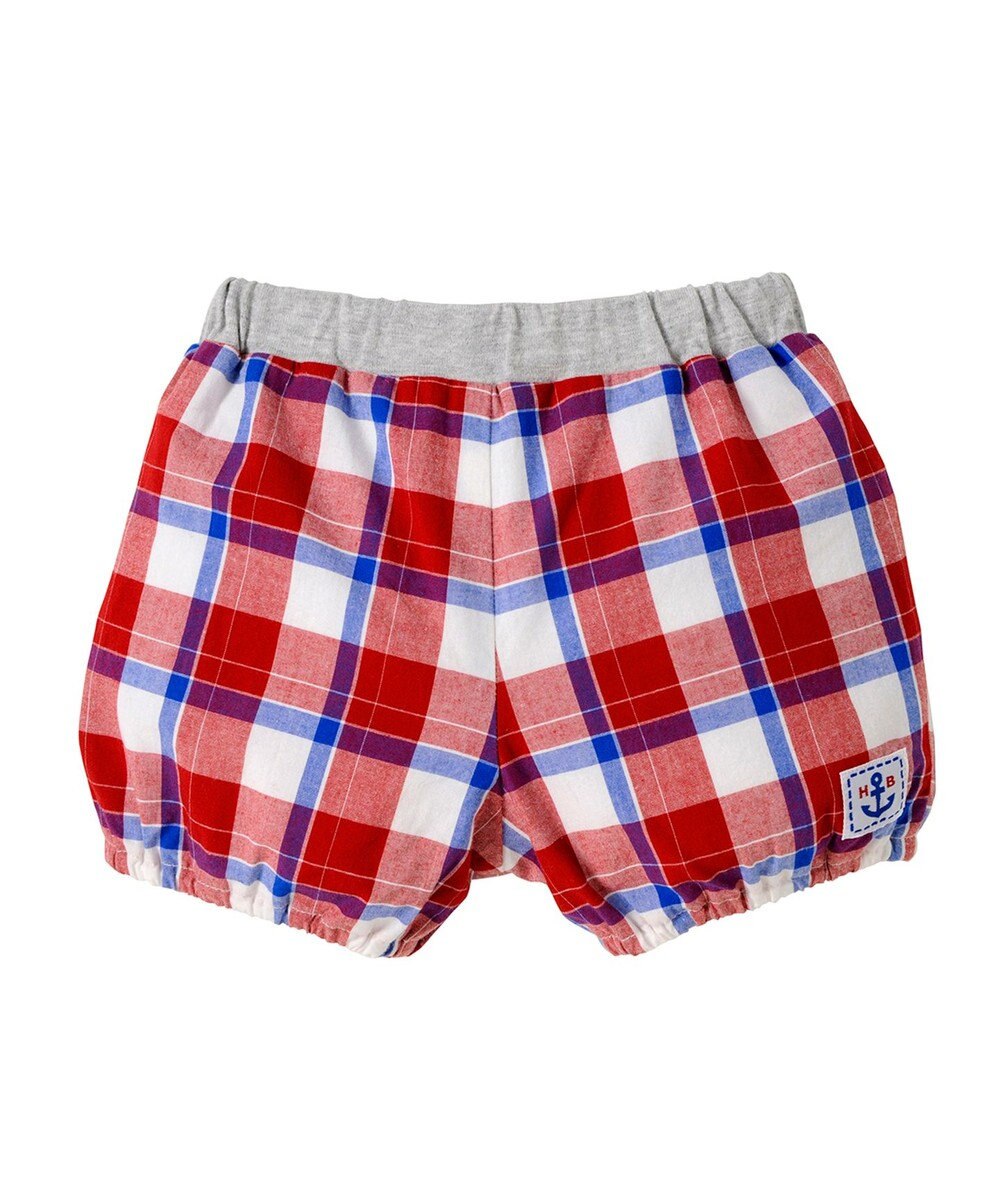 MIKI HOUSE HOT BISCUITS 【70-90cm】 イカリマークワッペンつき ベビーブルマ 