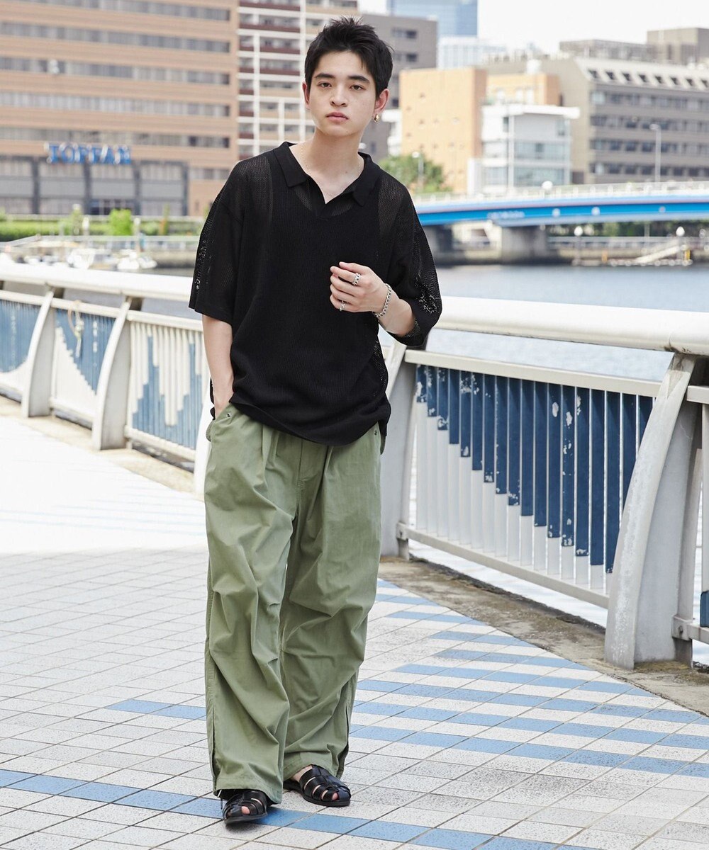 WEGO メッシュポロニットプルオーバー（S） 