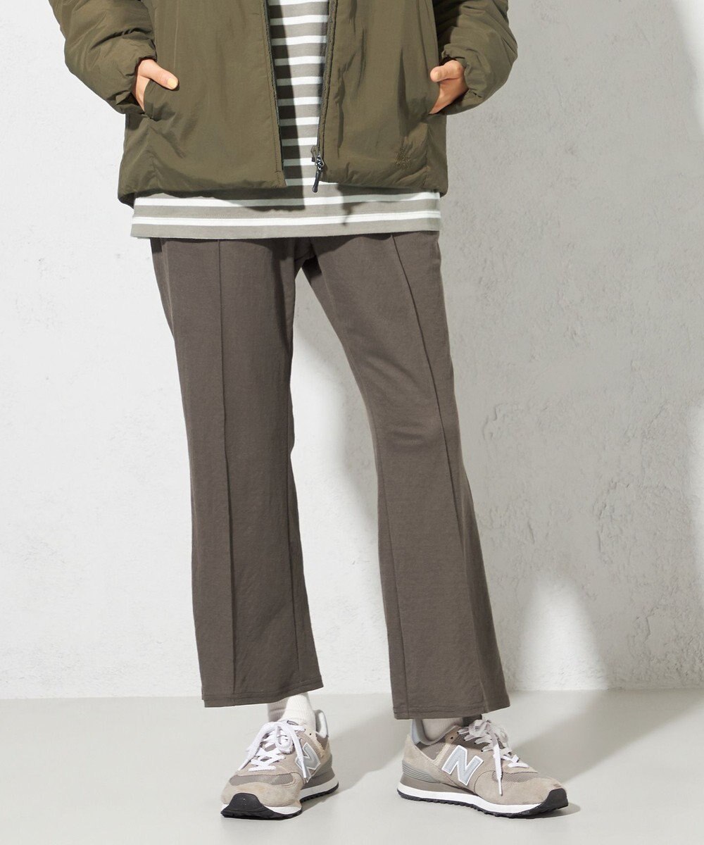 SHARE PARK LADIES 【洗える】ナチュラルワッシャー　セミフレアパンツ 