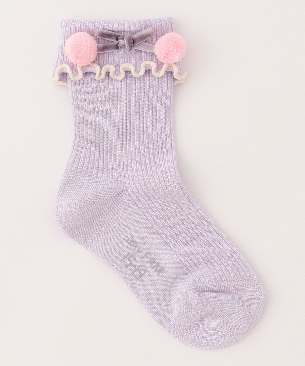 ANY KIDS 【3点セット】ソックス (どうぶつポンポン) 