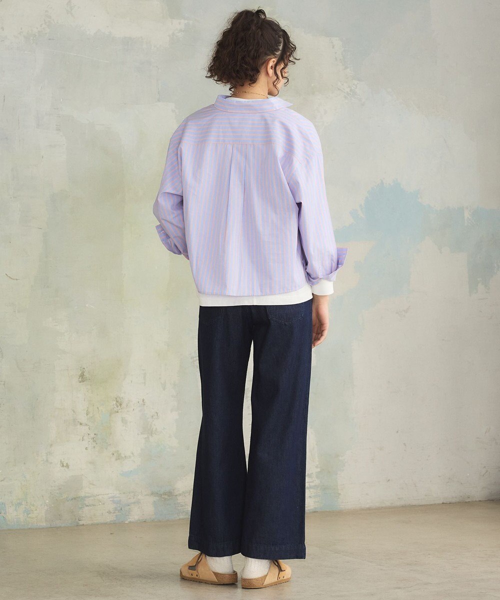 J.PRESS YORK STREET 【WOMEN】ソフトワイドデニム 