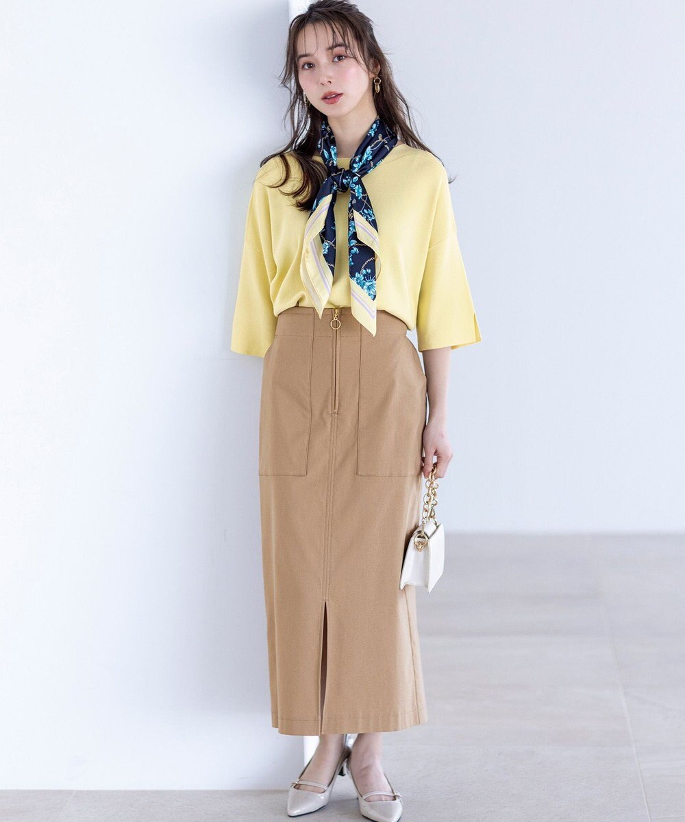 ANY SIS 【2WAY】フロントジップタイト スカート 