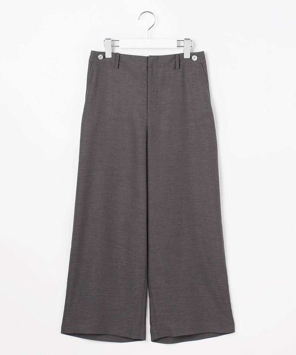 J.PRESS LADIES L FLAXASAオックス ワイド ストレート パンツ 