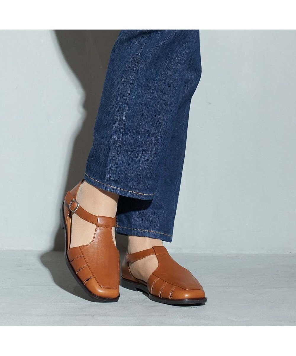 ing <ing>【WEB限定】Tストラップデザインシューズ 