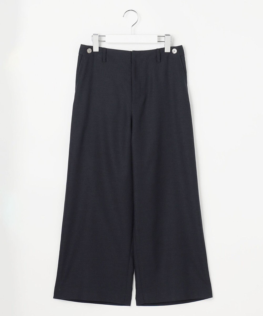 J.PRESS LADIES L FLAXASAオックス ワイド ストレート パンツ 