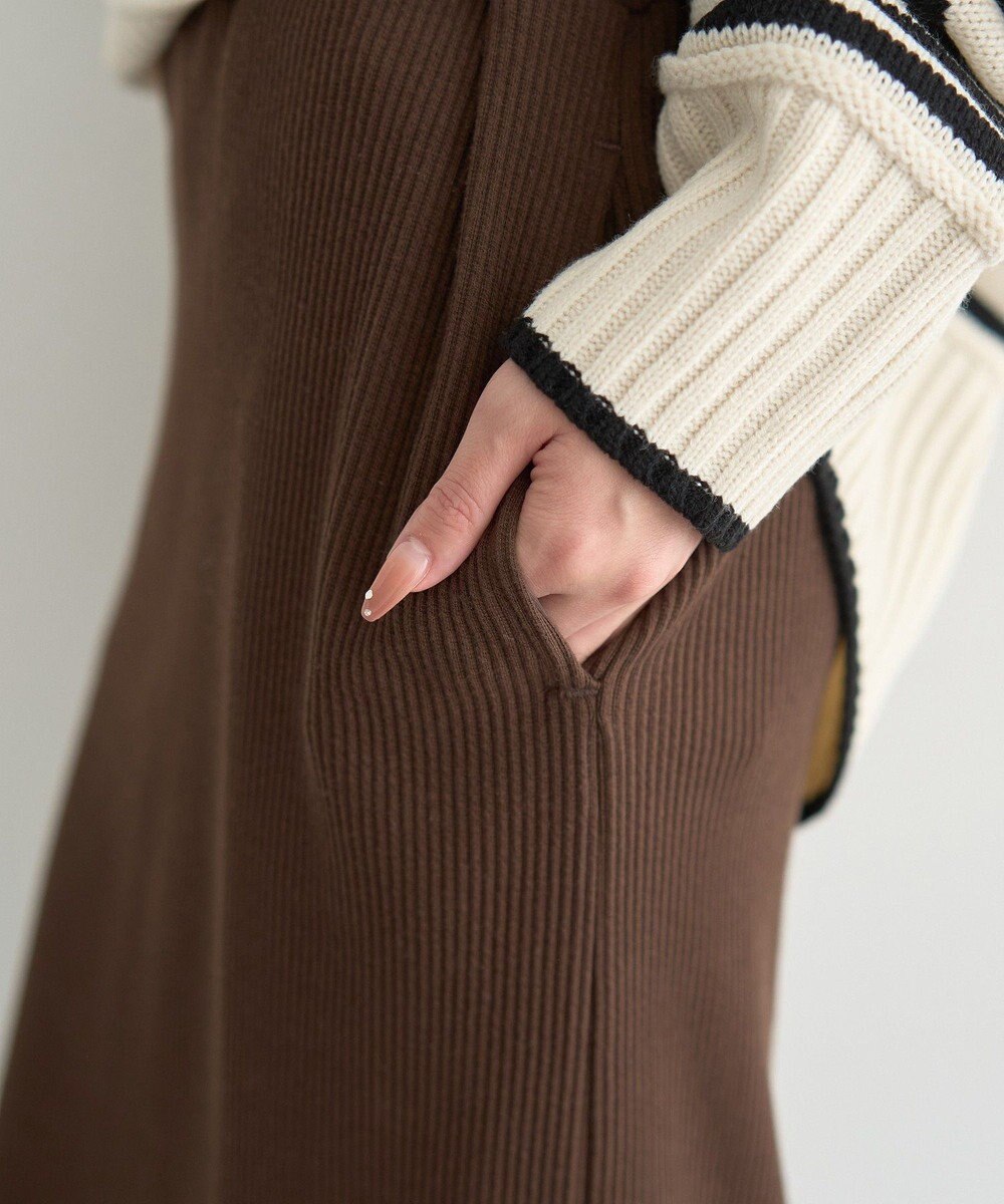 earth music&ecology セルフカットテレコナロースカート 