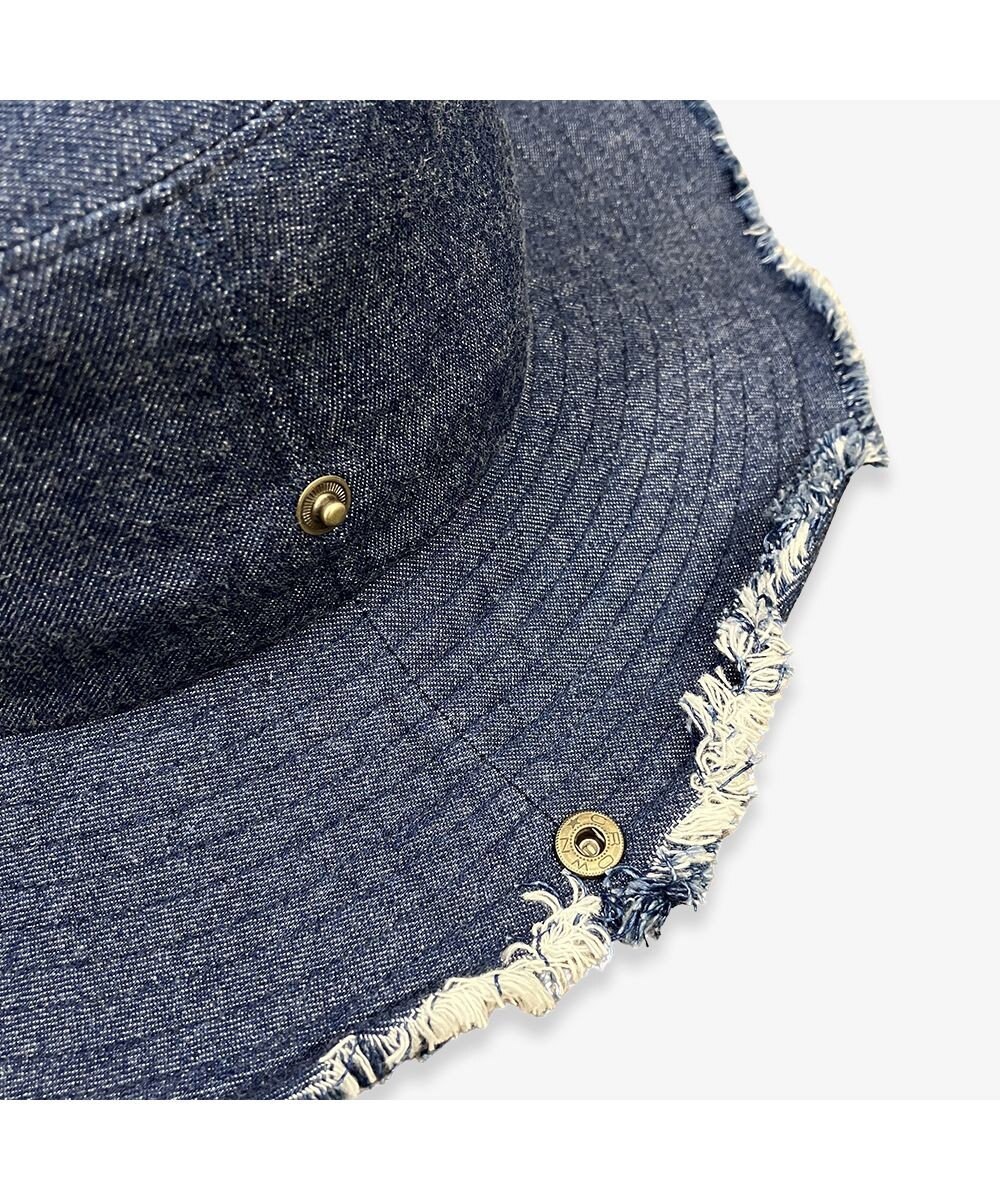 林八百吉商店 un chapeau  デニムフリンジハット 