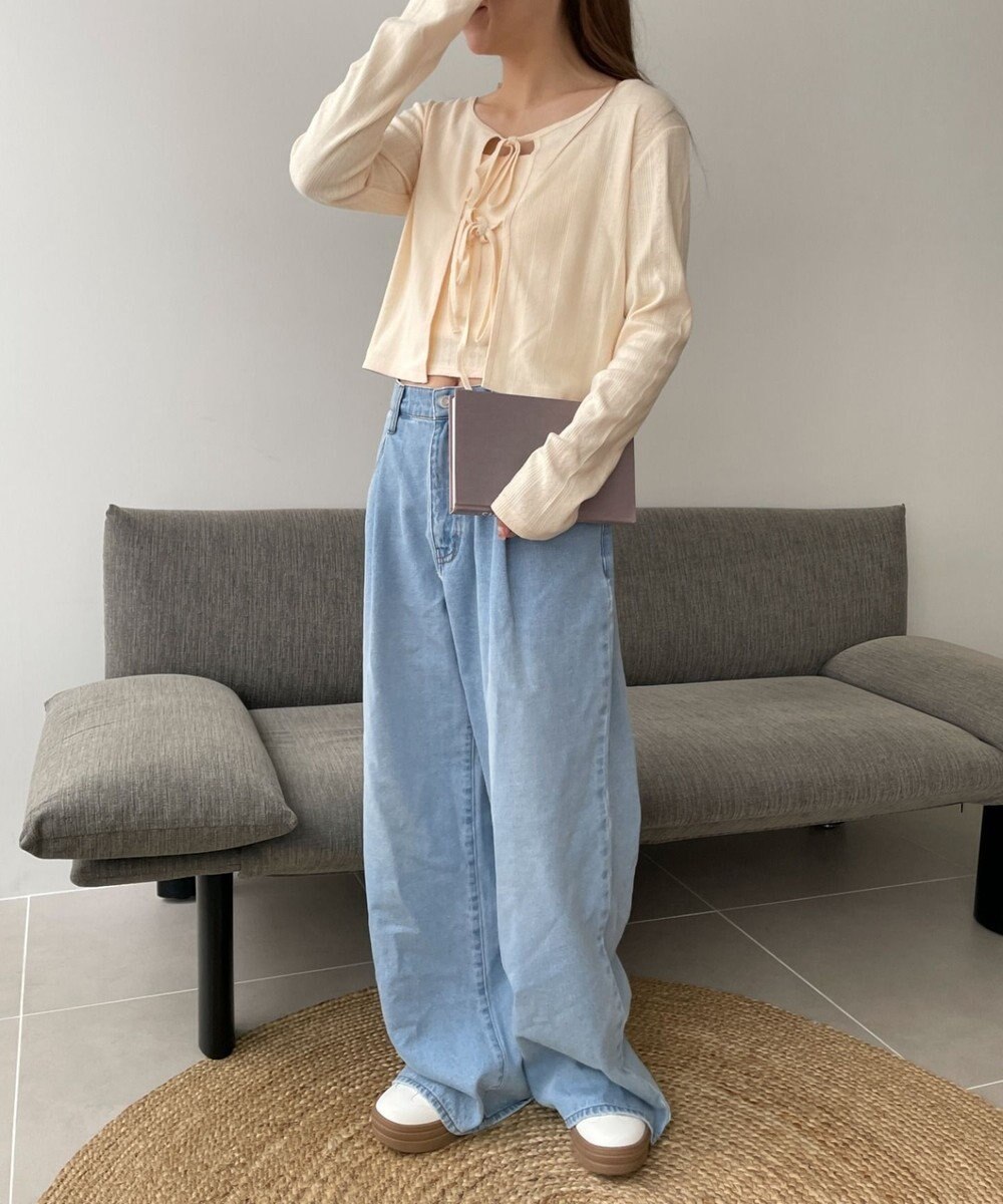 WEGO キャミセットリボンカーディガン 