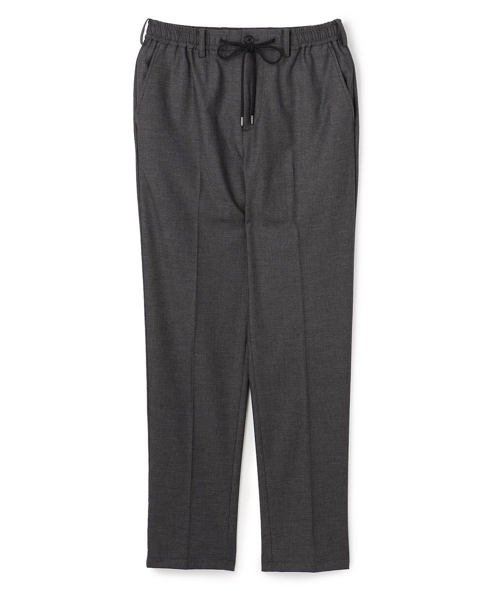 JOSEPH HOMME 新素材【ストレッチ/ウエストゴム仕様】ウール混キャリーマンストレッチ ドロスト付ストレートパンツ / HOVE 