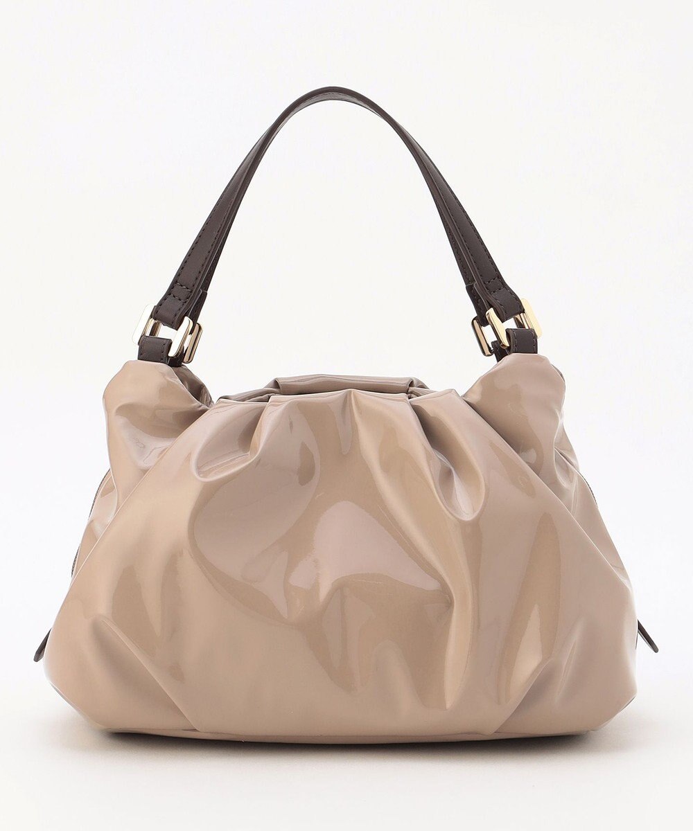 LA BAGAGERIE ソフトエナメル2WAYハンドバッグ Sサイズ 