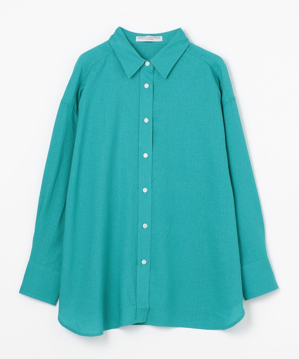 ANY ライトリネンクロスチュニックシャツ 