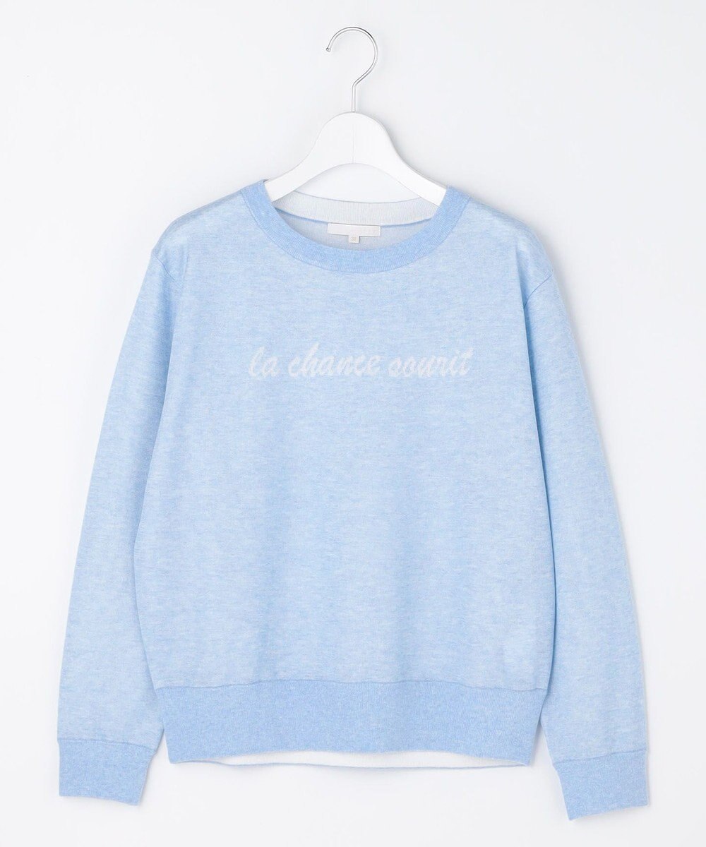 自由区 L グラフィックジャカード ニット 