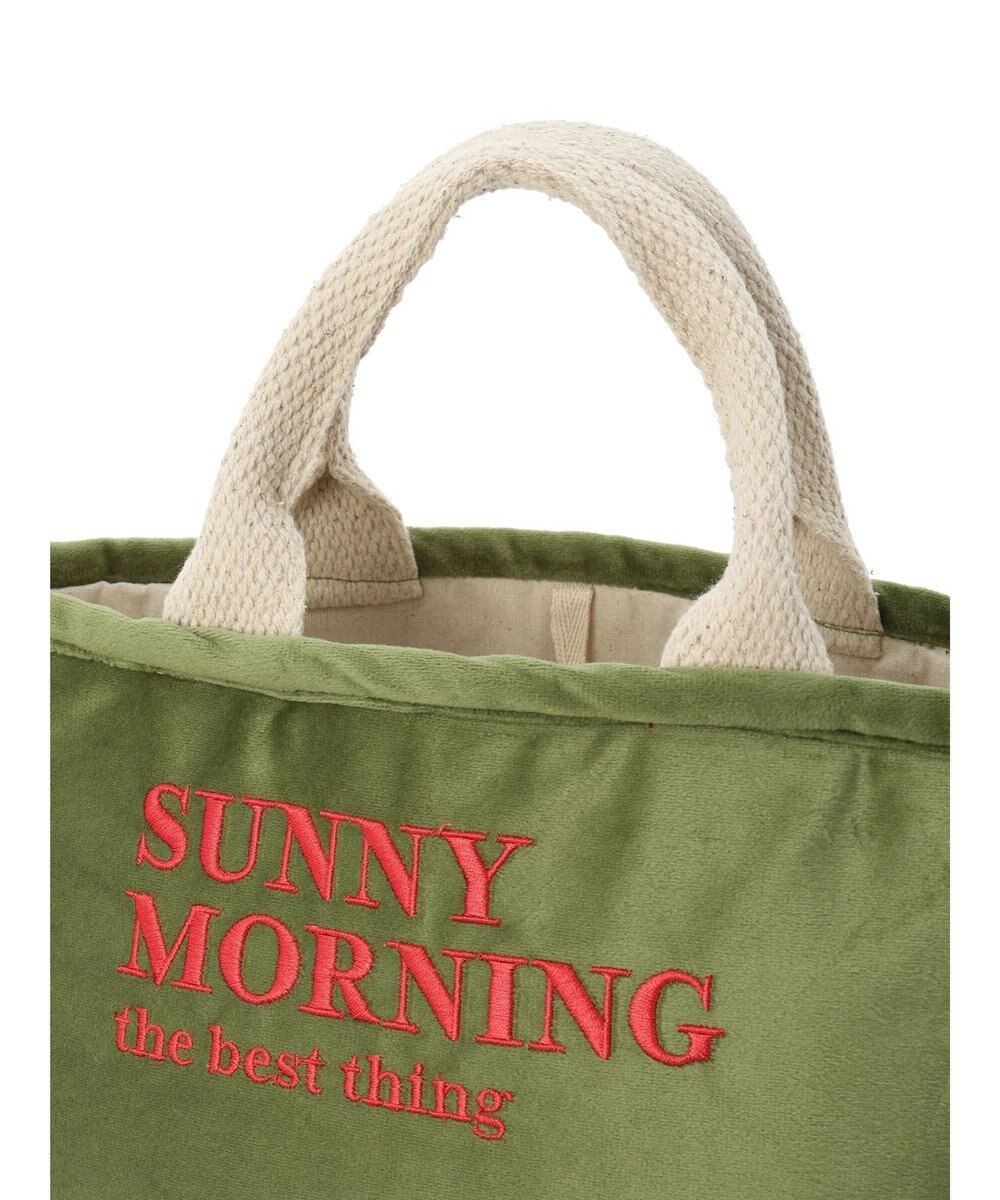 Green Parks ・ｓｏｆｉ　ベロア刺繍トートバッグ 