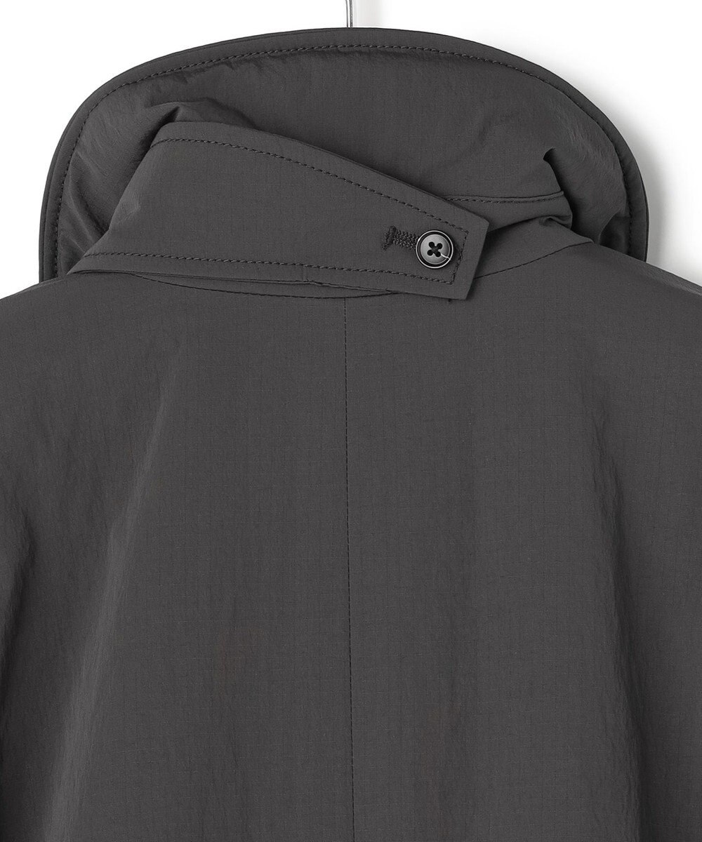 J.PRESS YORK STREET 【WOMEN】パデットリップストップ ステンカラーコート 