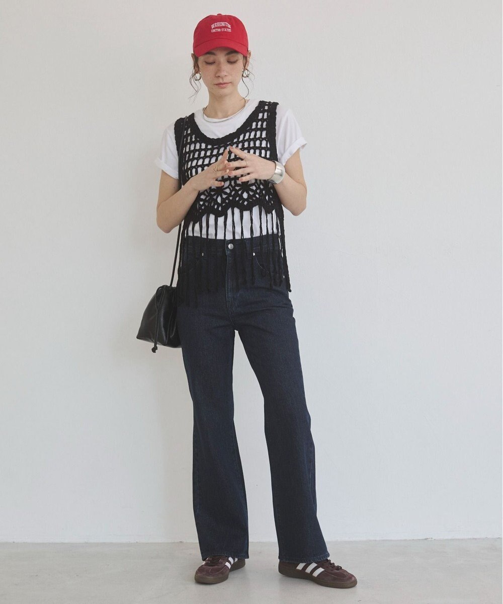WEGO 【ANGIE VINTAGE/SMLサイズ展開】ブーツカットデニムパンツ 