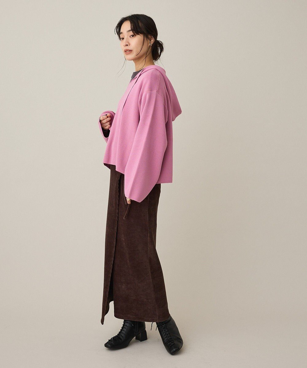 CRAFT STANDARD BOUTIQUE ハーフミラノニットフーディー＜ハンドウォッシャブル＞ 