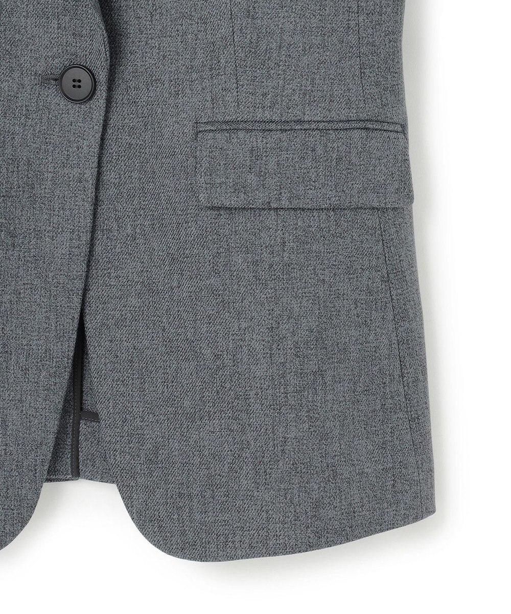 23区 【洗える】ウールライクカルゼ  テーラードジャケット 