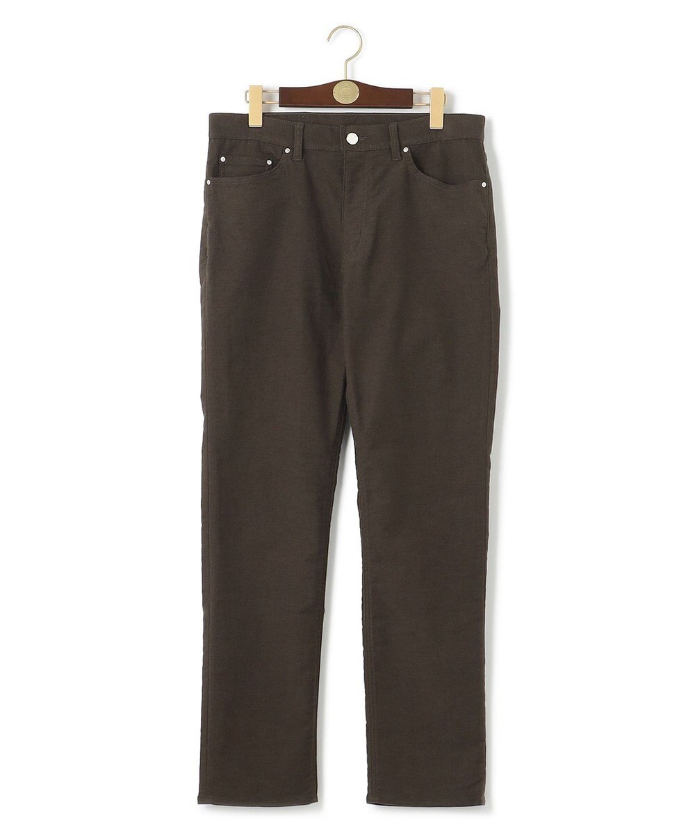 J.PRESS MEN ドビーストレッチ起毛パンツ 