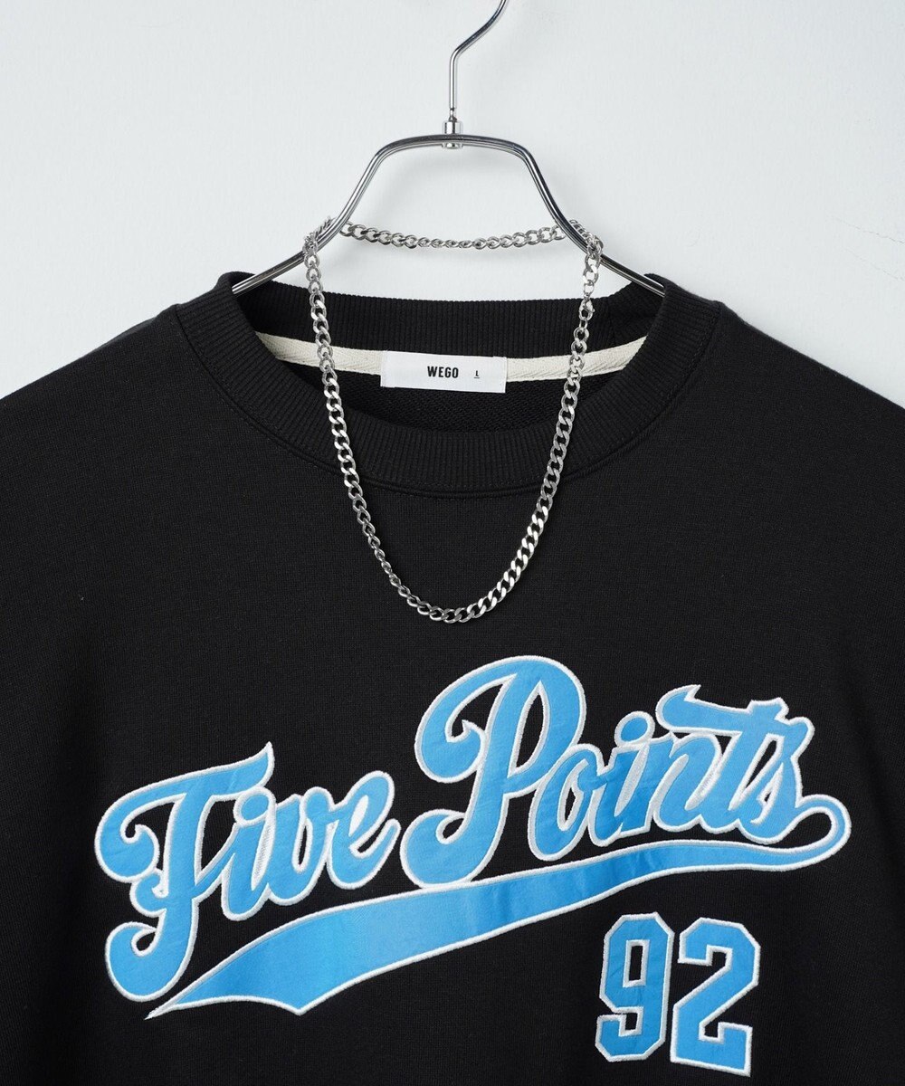 WEGO アクセ付きグラフィックプルオーバー 