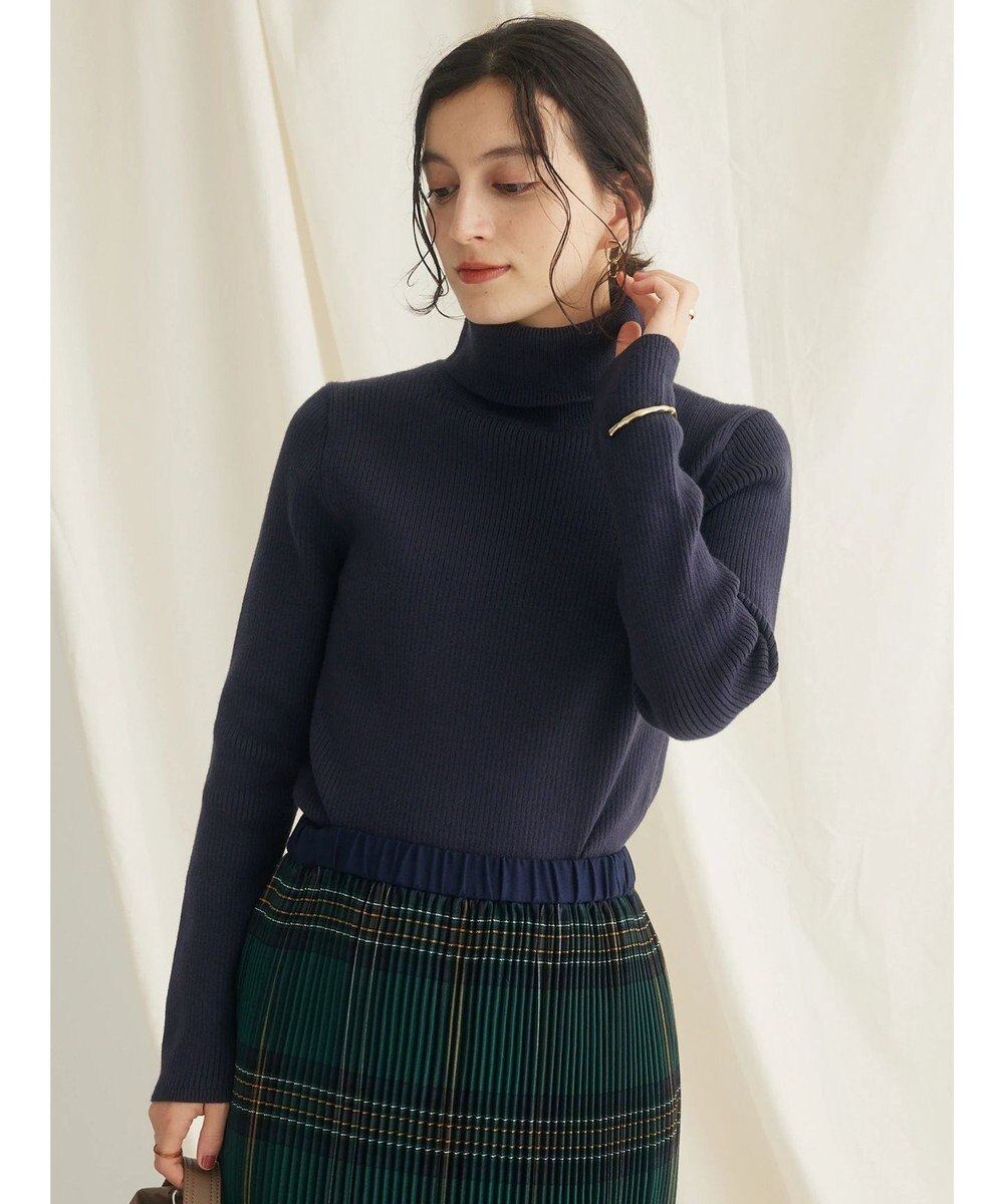CRAFT STANDARD BOUTIQUE リブタートルネックニットプルオーバー 