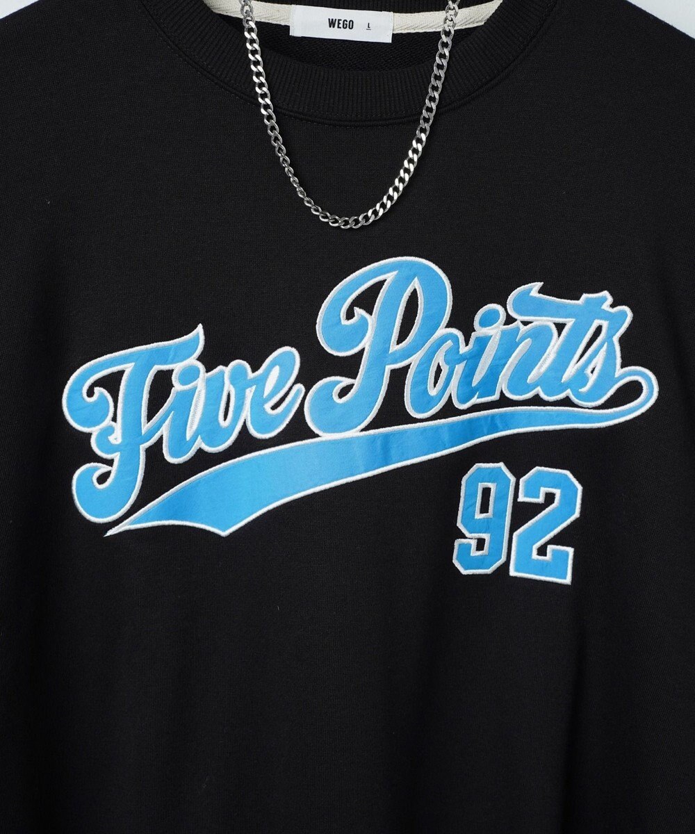 WEGO アクセ付きグラフィックプルオーバー 