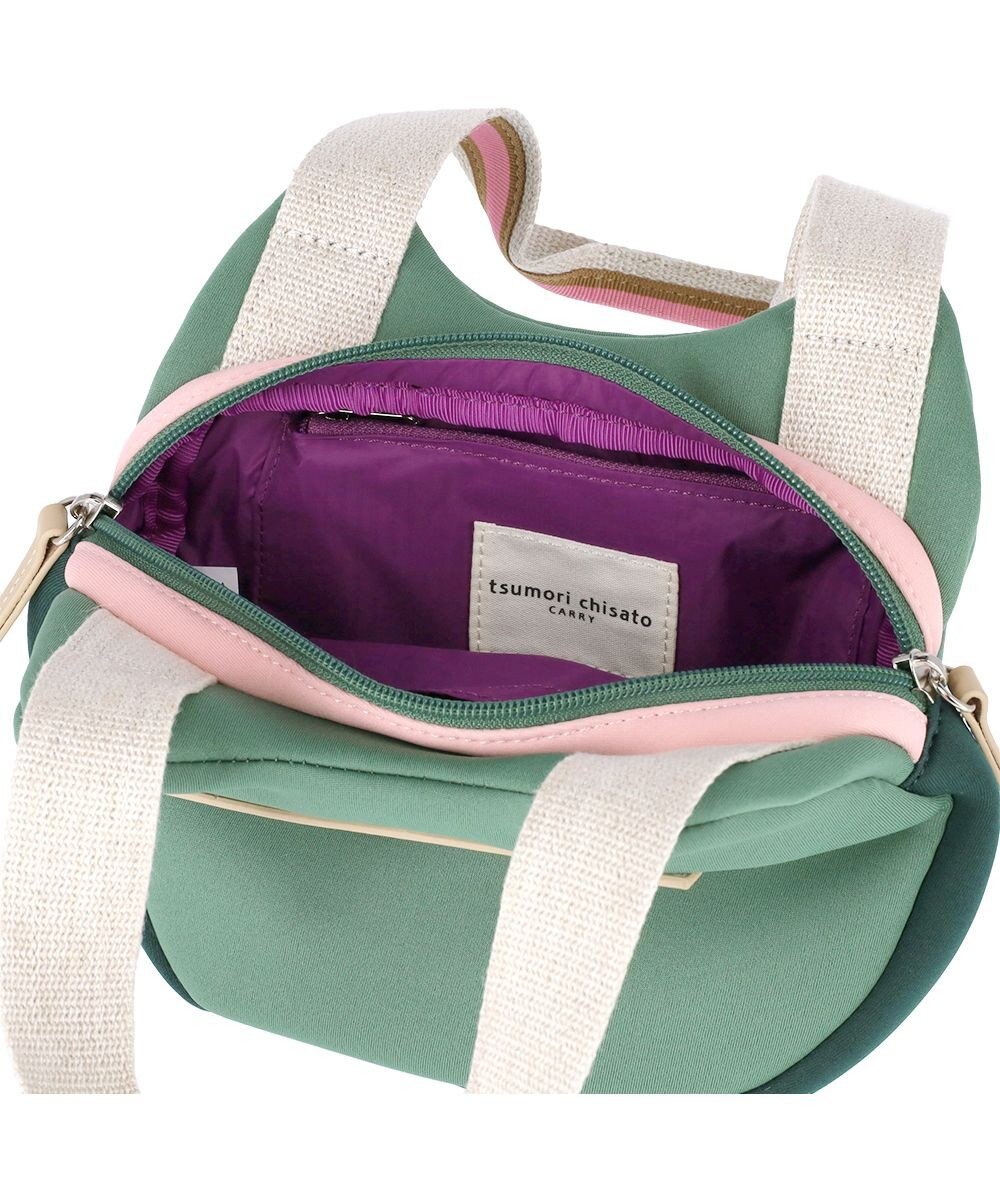 tsumori chisato CARRY ネコかおウレタン ミニバッグ ハンドバッグ 猫モチーフ 