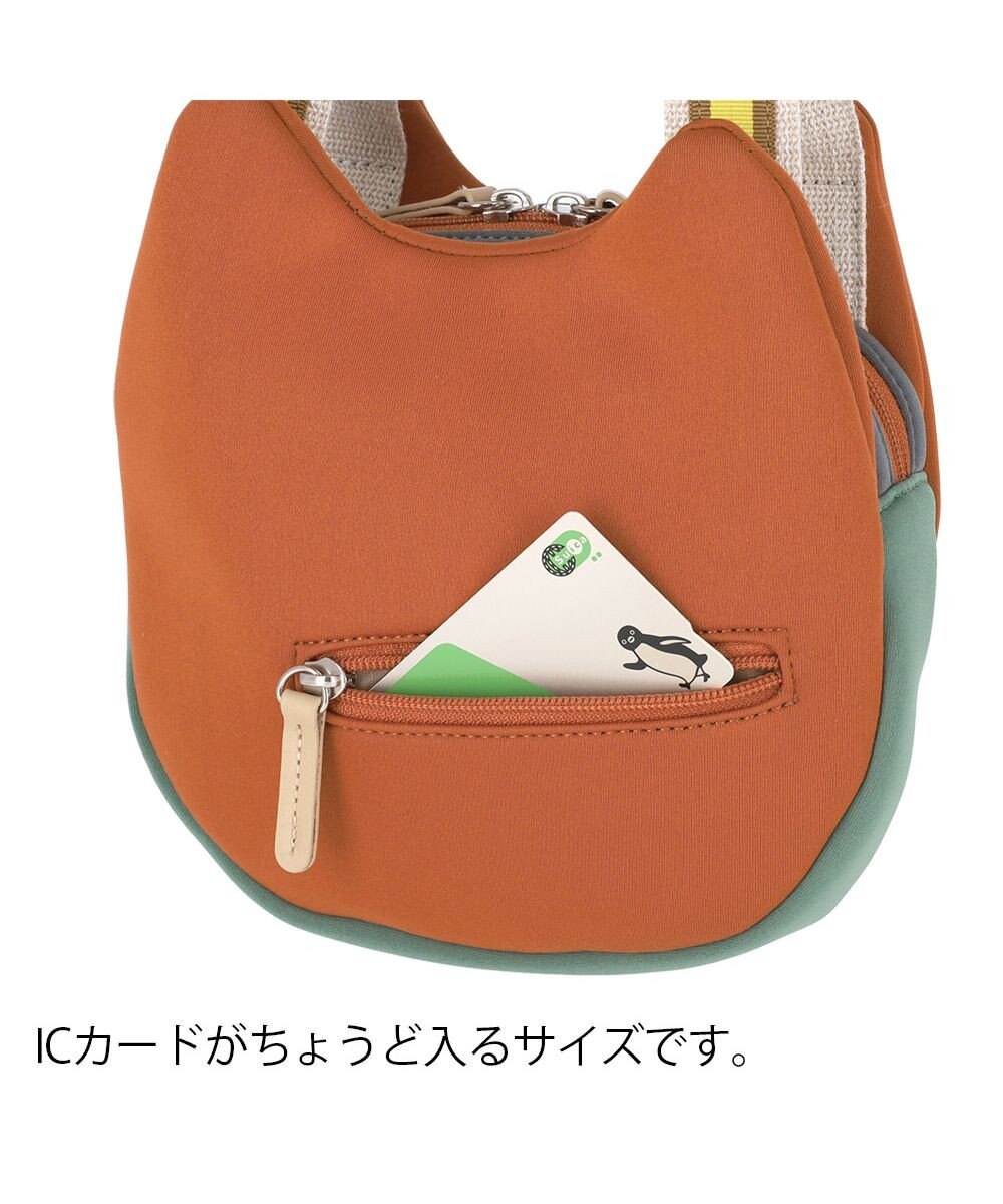 tsumori chisato CARRY ネコかおウレタン ミニバッグ ハンドバッグ 猫モチーフ 