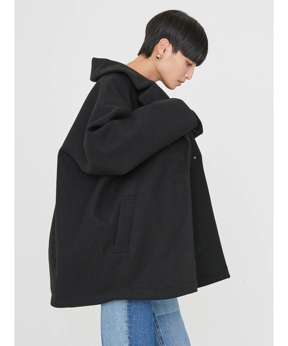 AMERICAN HOLIC 中空ＦＩＢＥＲコクーンミディコート 