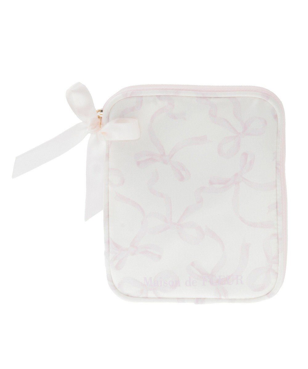 Maison de FLEUR リボンプリントマルチケース 