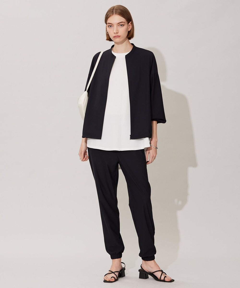 ICB 【洗える・UVカット】アトラストリコット ジップアップブルゾン 