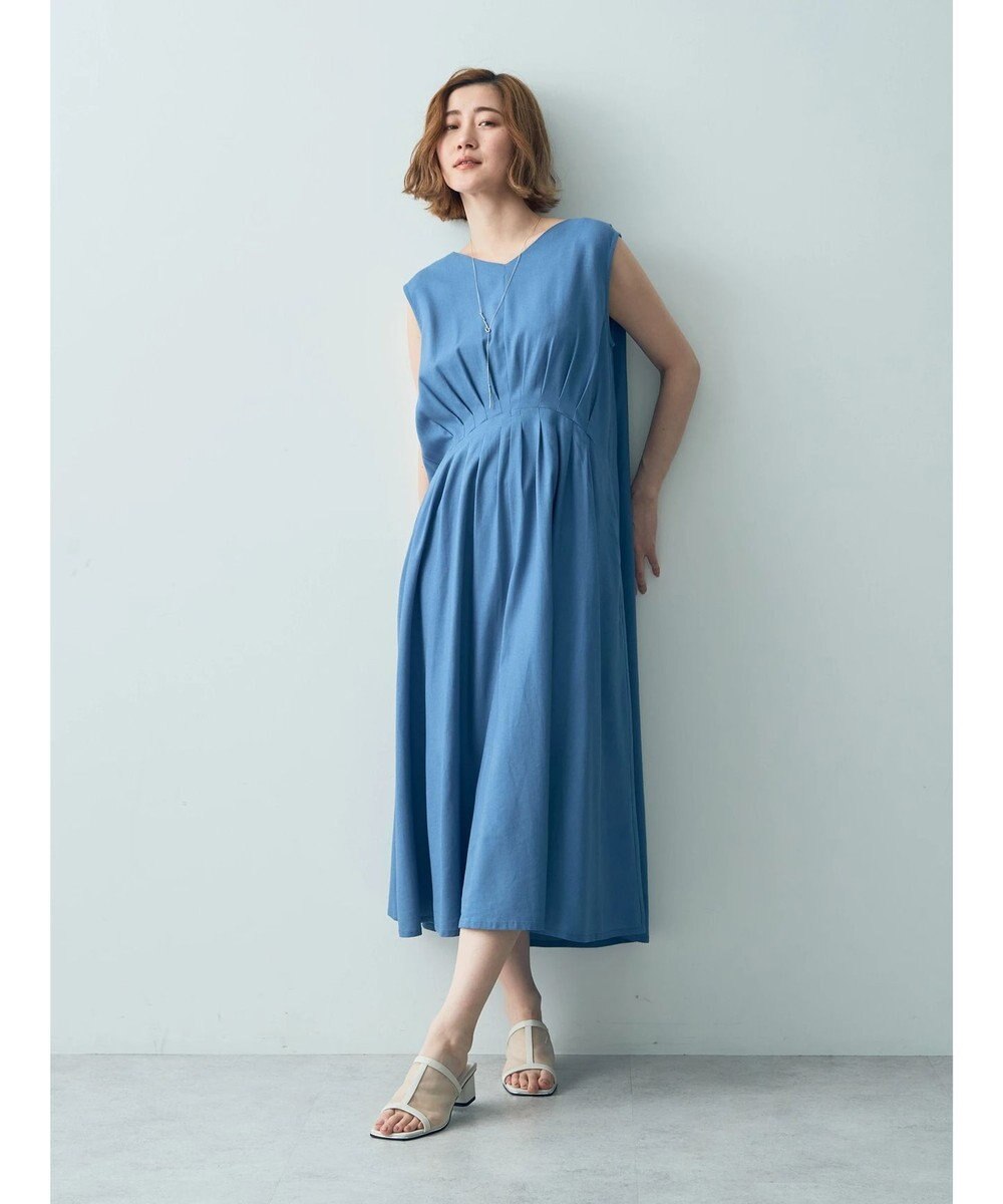 レーヨン麻タックワンピース / YECCA VECCA | ファッション通販 【公式  