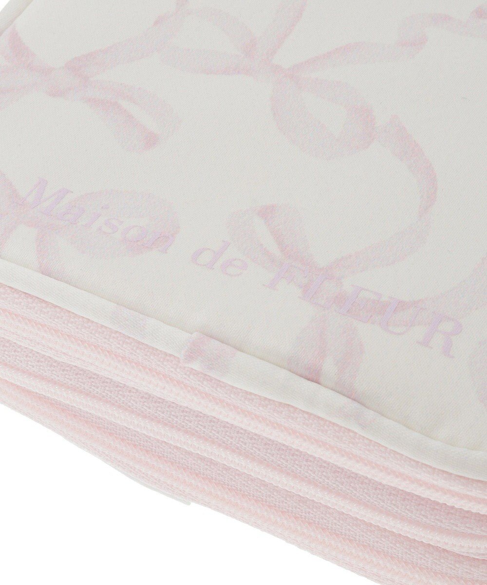 Maison de FLEUR リボンプリントマルチケース 
