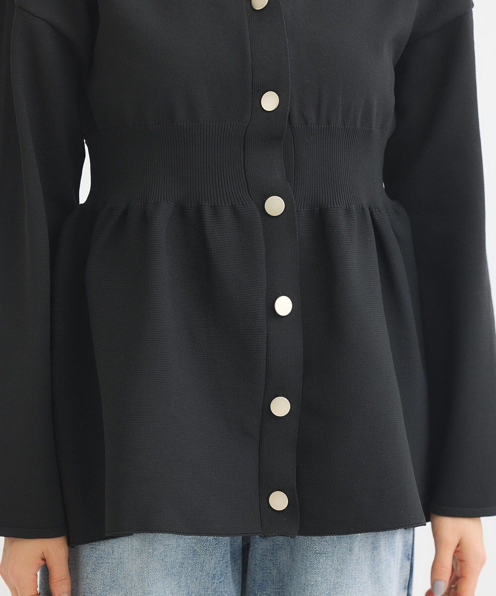 Green Parks ・ＡＮＤＳＥＡＲＣＨ　ペプラムニットカーディガン 