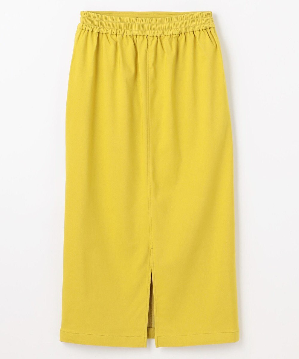 ANY L 【手洗い可/ウエストゴム】裏起毛ハイストレッチタイトスカート 