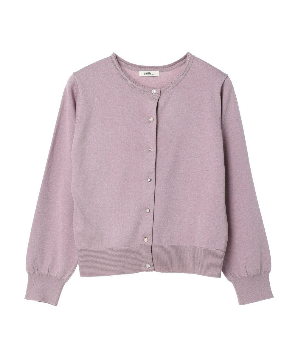 earth music&ecology いろいろ釦クルーネックカーディガン 