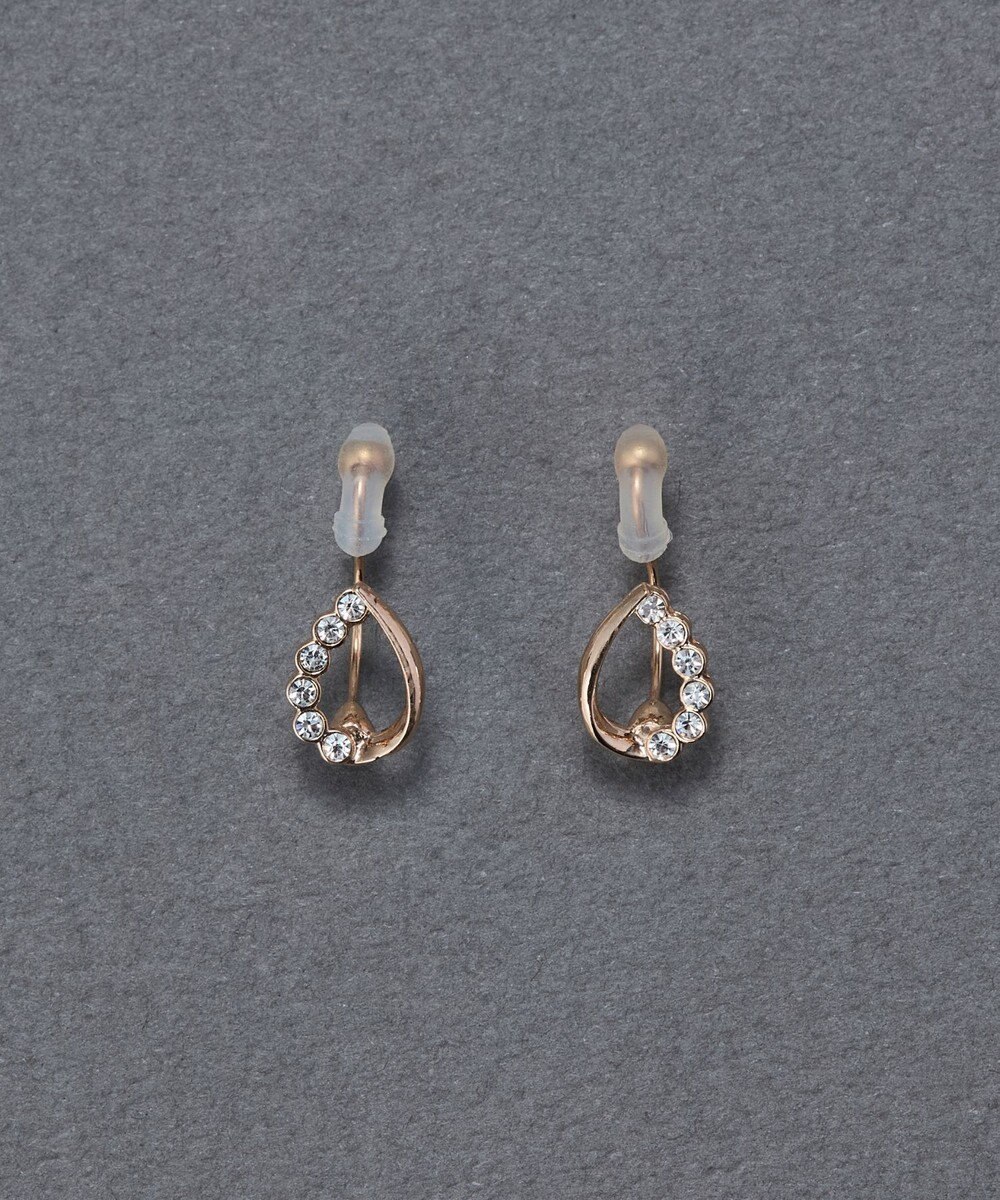 Phoebe 【痛くないシリーズ】【金属アレルギー対応】メテオドロップライトフィットイヤリング　シャンパンゴールド 