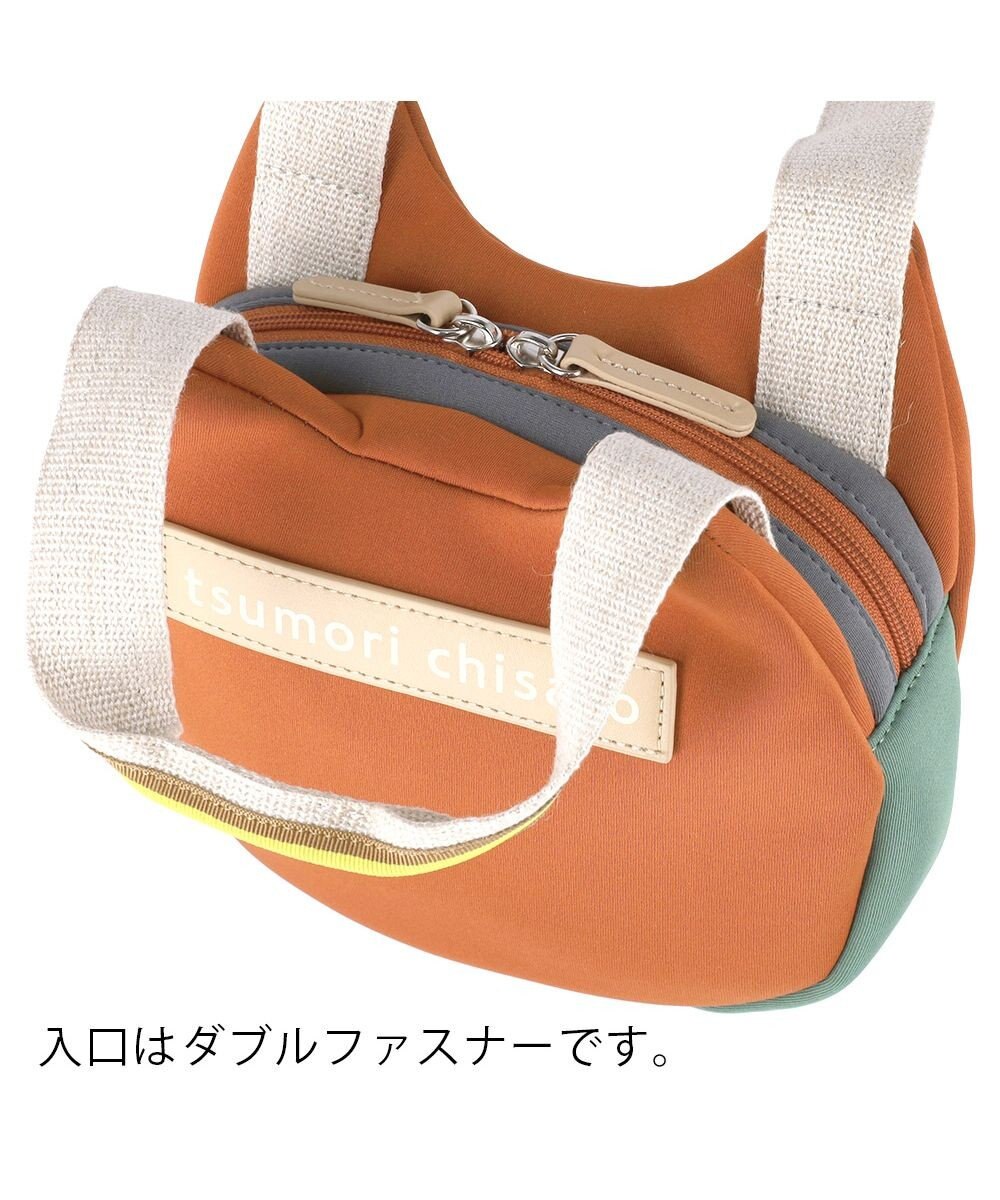 tsumori chisato CARRY ネコかおウレタン ミニバッグ ハンドバッグ 猫モチーフ 