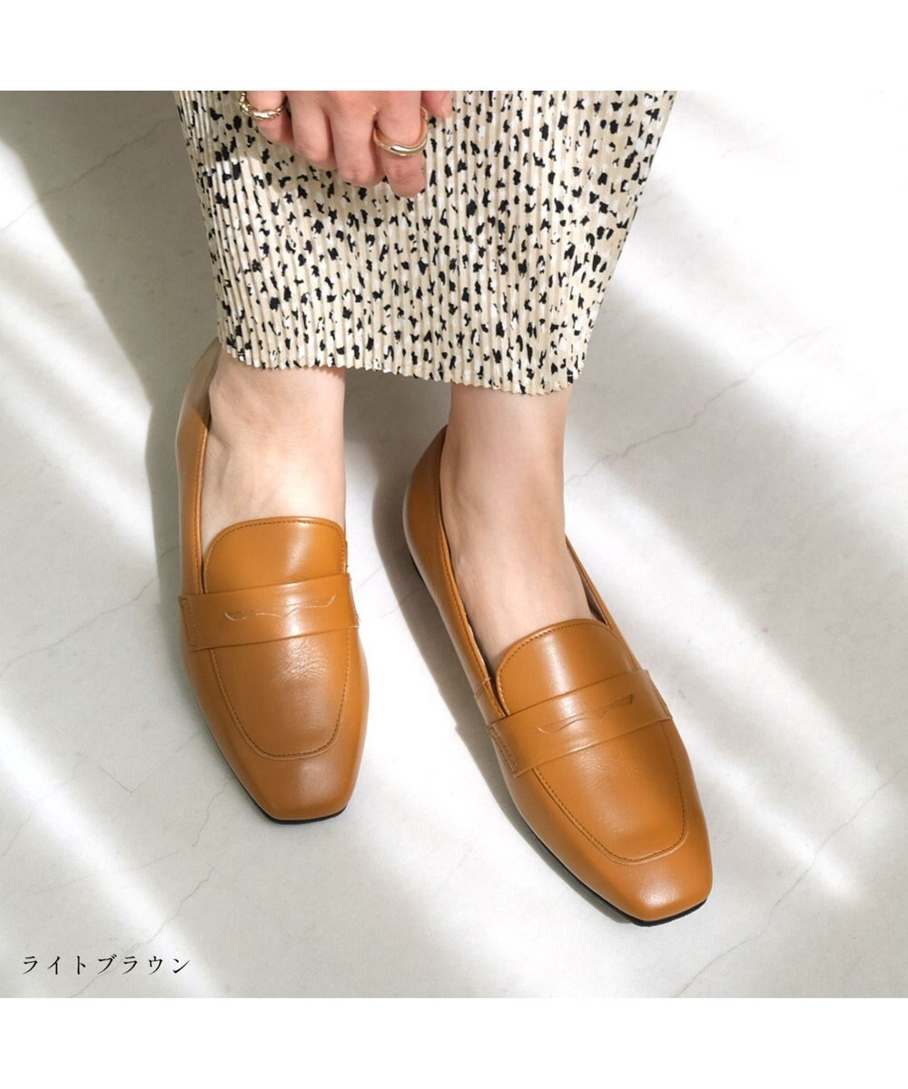 Pointer 日本製 本革シンプルローファー 