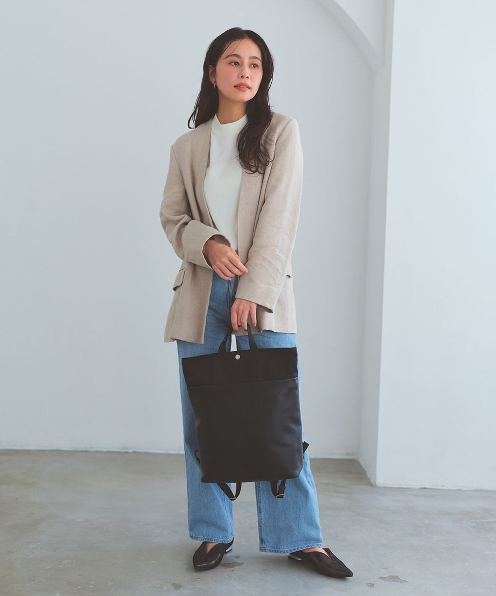 TOPKAPI 【Breath TOPKAPI】LINEA リネア レザーコンビ リュック バックパック　A4 / 軽量 