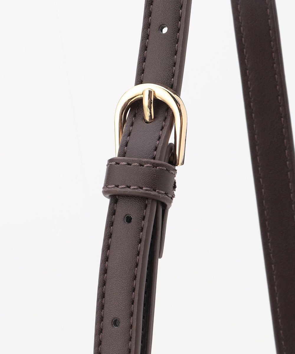 LA BAGAGERIE ソフトエナメル2WAYハンドバッグ Sサイズ 