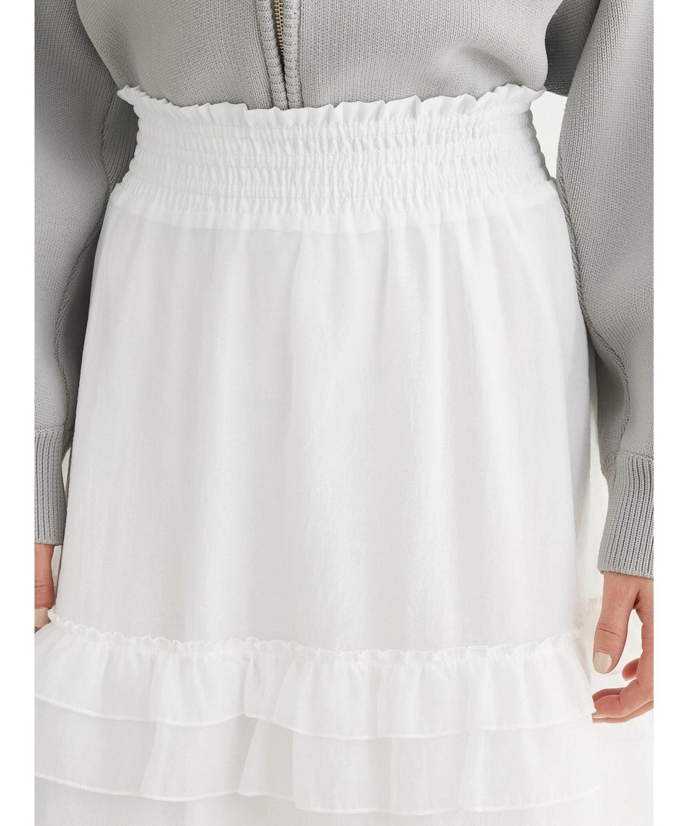 Green Parks ・ＥＬＥＮＣＡＲＥ　ＤＵＥ　シアーフリルティアードスカート 